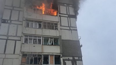 Пожежа внаслідок обстрілу, Запорізька область, 4 грудня 2025
