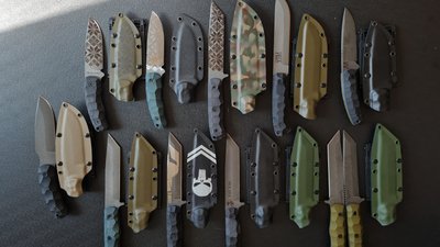 Хмельничанка зайнялася виробництвом тактичних ножів. Частину прибутку витрачає на потреби ЗСУ Хмельничанка зайнялася виробництвом тактичних ножів. Частину прибутку витрачає на потреби ЗСУ
