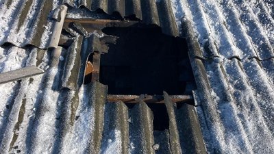 Місце влучання російського дрона