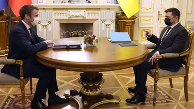 Очікуємо на проведення саміту в Нормандському форматі — Зеленський після перемовин з Макроном