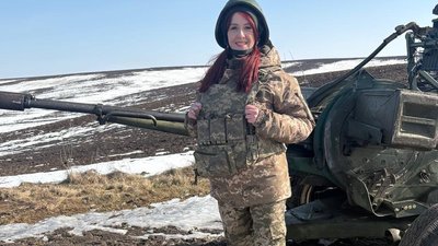 Інна Кузьміна фах гранатометника опанувала у навчальному центрі в Десні
