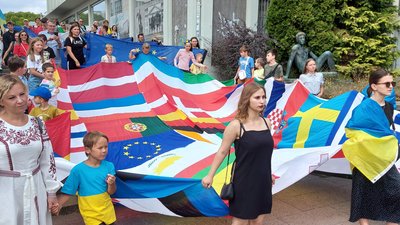 Воркшопи та мітинг: у Німеччині провели заходи на підтримку України Воркшопи та мітинг: у Німеччині провели заходи на підтримку України