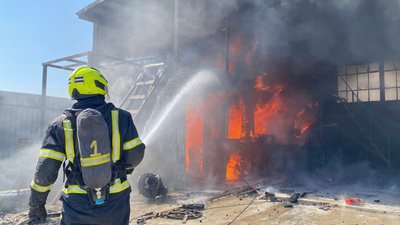Село Загвіздя, пожежа, Івано-Франківщина, складське приміщення