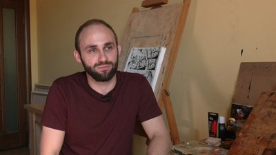 Малює святих у військовому строю. Історія художника зі Львова Малює святих у військовому строю. Історія художника зі Львова