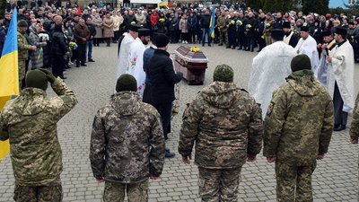 Прощання з військовим Романом Корчемним Прощання з військовим Романом Корчемним