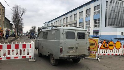 У Львові перекрили частину вулиці Богдана Хмельницького У Львові перекрили частину вулиці Богдана Хмельницького