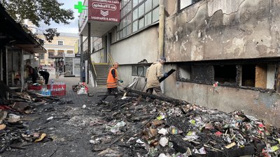 Пожежа на Привокзальній площі в Харкові: у чому причина загоряння