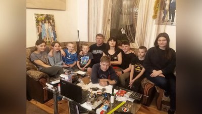 Дитячий будинок сімейного типу подружжя Вишневських у селі Рованці Луцького району