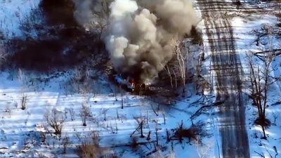 Бійці ТРО Волині знищили російський тягач