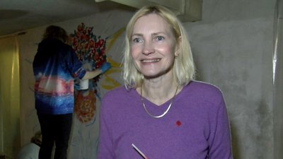 Мистецтво проти війни: 25 художників у Луцьку розмальовують бомбосховище Мистецтво проти війни: 25 художників у Луцьку розмальовують бомбосховище