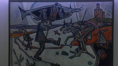 "Велика риба" від Леонтія Костура: у Сумах відрилась нова виставка "Велика риба" від Леонтія Костура: у Сумах відрилась нова виставка