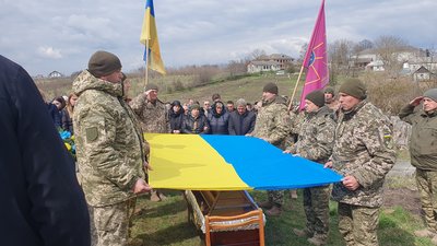 На Тернопільщині попрощалися з бійцем Сергієм Якимчуком На Тернопільщині попрощалися з бійцем Сергієм Якимчуком