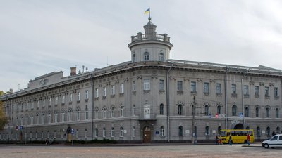 будівля Чернігівської ОВА у Чернігові 20 травня 2024 року