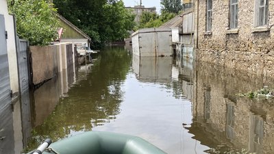 Підтоплення у Херсоні: як пройшла п’ята доба після підриву Каховської ГЕС Підтоплення у Херсоні: як пройшла п’ята доба після підриву Каховської ГЕС