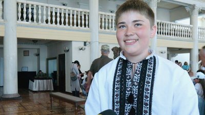 Микола Козира, житель Збаража, 13 років Микола Козира, житель Збаража, 13 років
