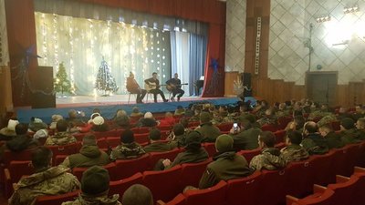 Відомі музиканти влаштували тур в районі ООС Відомі музиканти влаштували тур в районі ООС