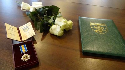 Орденом "За мужність" III ступеня посмертно нагородили військового із Закарпаття Дениса Рудика
