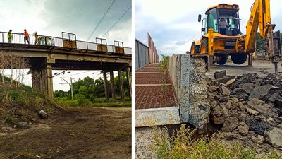 У Знам’янці Другій на Кіровоградщині вперше за понад пів століття ремонтують міст