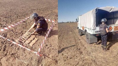 За селом на Одещині знайшли 35 артснарядів часів Другої світової війни