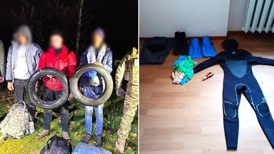 На автомобільних камерах та в ластах: на Закарпатті затримали 7 чоловіків, які намагалися потрапити в Румунію через Тису