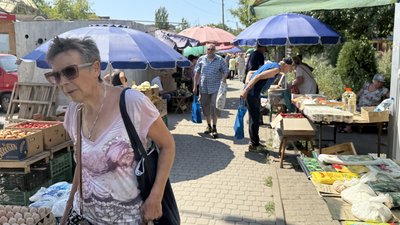 Ринок у Костянтинівці Донецька область 30 липня 2025 рік