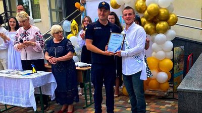 16-річний школяр із Ворзеля отримав подяку від ДСНС за врятоване життя під час пожежі