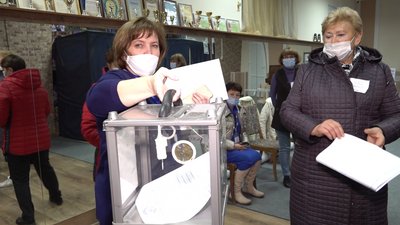 Голосування на дому у Руській Поляні на Черкащині Голосування на дому у Руській Поляні на Черкащині