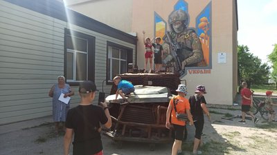 У громаді на Кіровоградщині відкрили мурал на честь Збройних сил України У громаді на Кіровоградщині відкрили мурал на честь Збройних сил України