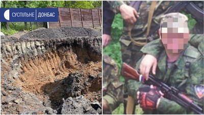 На Луганщині на подвір'ї, де мешкав бойовик, знайшли понад 200 кг вибухівки