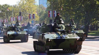 Самохідні гаубиці 2С1 "Гвоздика", Сербія