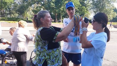 "Біжу за Героїв України": у Миколаєві влаштували патріотичний забіг "Біжу за Героїв України": у Миколаєві влаштували патріотичний забіг