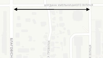 У Черкасах обмежать рух однією з вулиць У Черкасах обмежать рух однією з вулиць