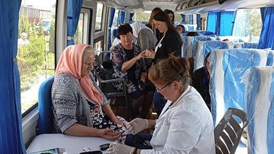Прийом лікарів ВОЦКПХ у селі Мостище  Камінь-Каширської громади
