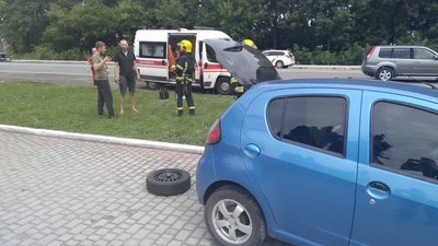Аварія на території АЗС поблизу Тернополя
