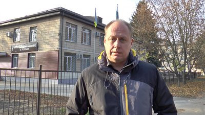 Потерпілий, батько загиблого Олег Левченко Потерпілий, батько загиблого Олег Левченко
