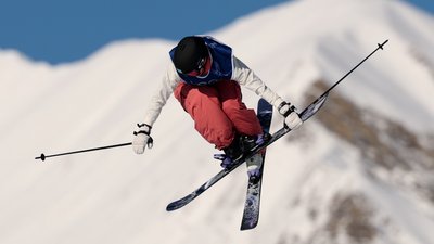 Катерина Коцар у кваліфікації слоупстайлу на Олімпіаді-2026