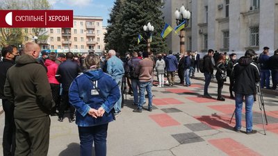 Херсонські фермери прийшли до Юрія Гусєва (пряма трансляція)