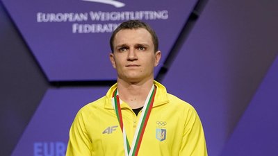 Павло Заліпський на чемпіонаті Європи з важкої атлетики
