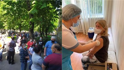 У Кропивницькому в Центрі масової вакцинації від коронавірусу щепились майже 500 людей