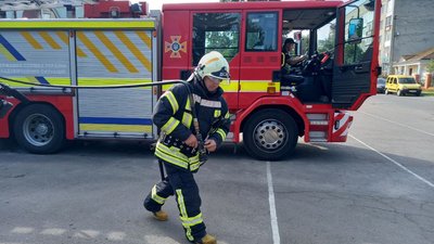 Командир відділення луцьких вогнеборців
