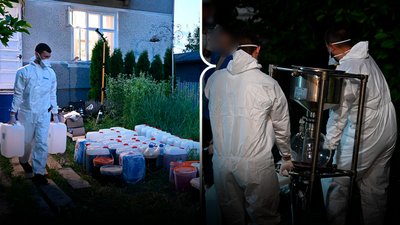 Нарколабораторія, яку викрили у Чернівецькій обалсті