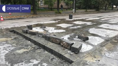 Ремонт тепломереж на Привокзальній в Сумах: як організували об'їзд Ремонт тепломереж на Привокзальній в Сумах: як організували об'їзд