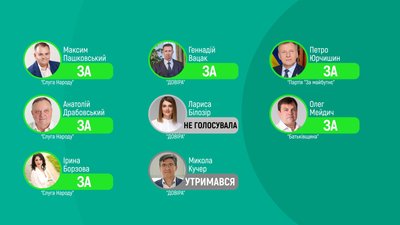 Як народні депутати Вінниччини голосували за відставку спікера Дмитра Разумкова