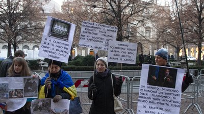 La Scala відкрила сезон російською оперою, а українці прийшли під театр із протестом La Scala відкрила сезон російською оперою, а українці прийшли під театр із протестом