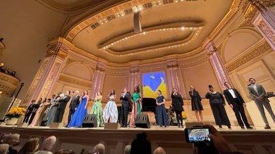 Карнегі-хол у Нью-Йорку організував концерт на підтримку України Карнегі-хол у Нью-Йорку організував концерт на підтримку України