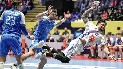 Україна у матчі проти Франції на Євро з гандболу