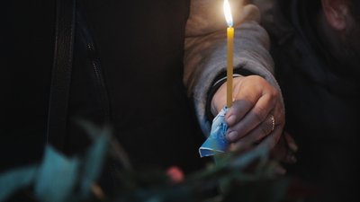 свічка, похорон