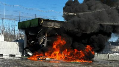 пожежа на АЗС у Золочеві