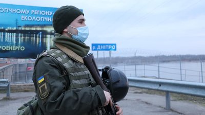 На Херсонщині Нацгвардія взяла під охорону Каховську ГЕС