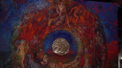Понад 5 метрів у висоту: харківський художник пише картину 10 років Понад 5 метрів у висоту: харківський художник пише картину 10 років